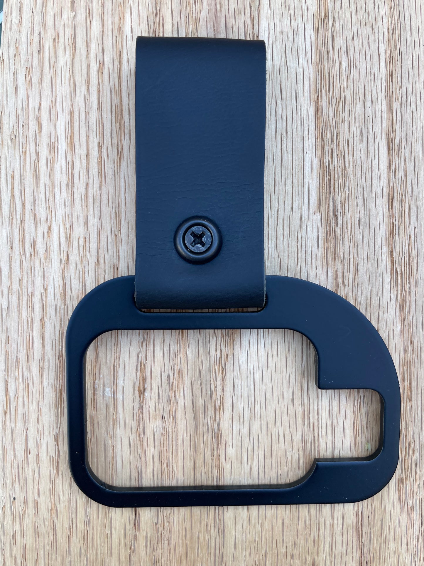 Powder Coated w/Leather Belt Loop